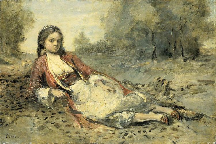 Jean-Baptiste Camille Corot Algerienne Germany oil painting art